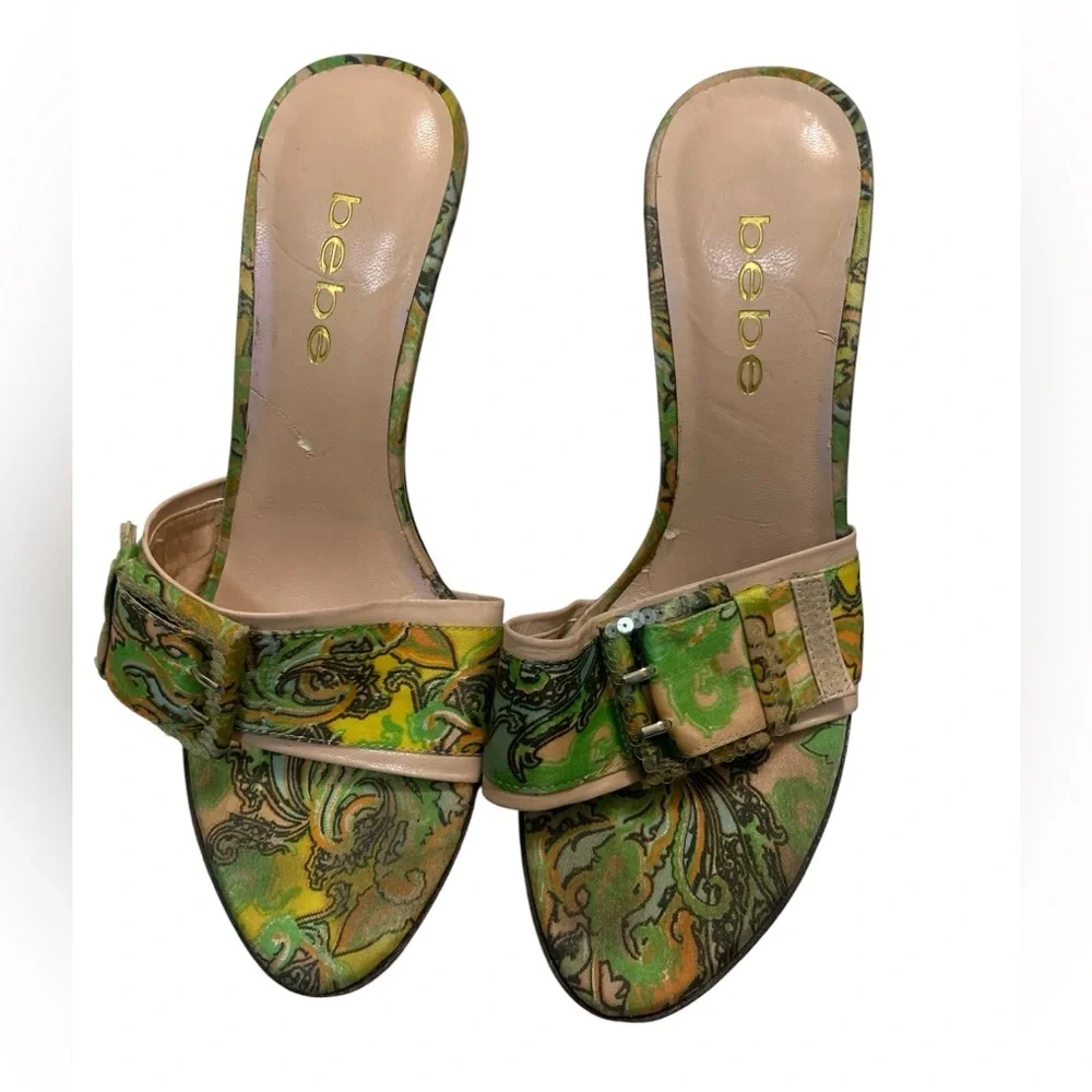 Bebe patterned sequin heels - Picture 1 of 5